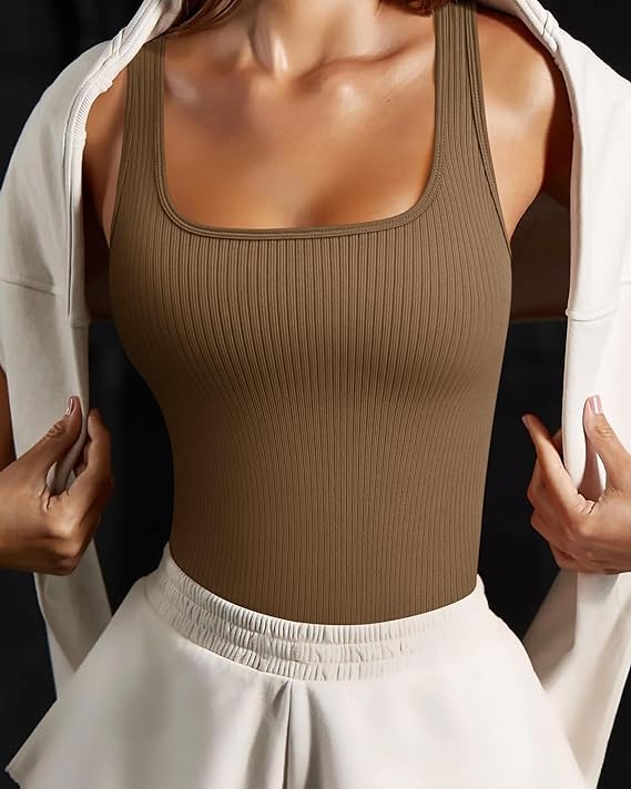 Snatching Ribbed Bodysuit