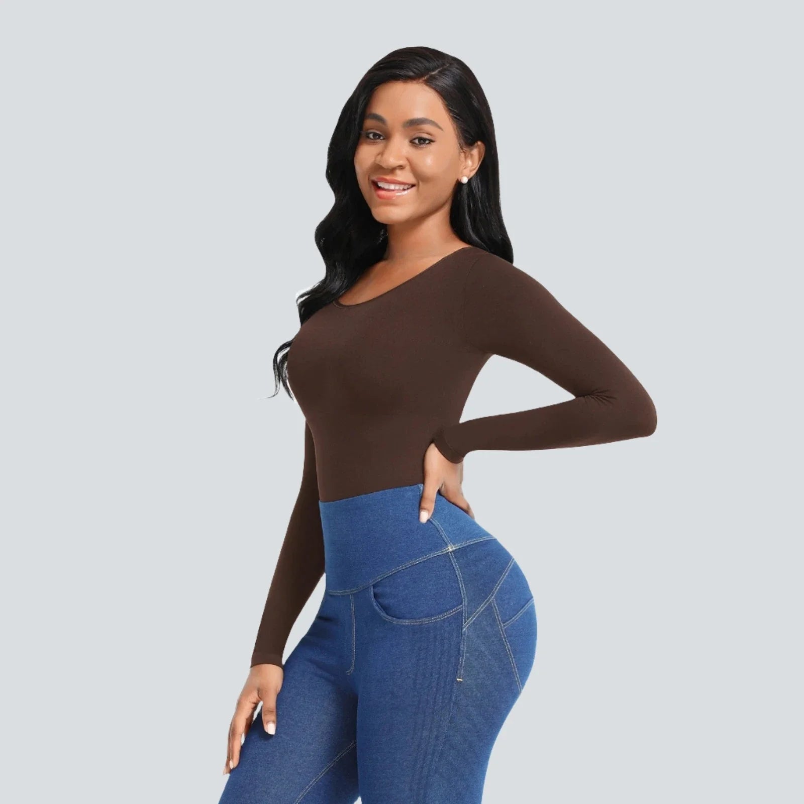 Long Sleeve Tummy Control Bodysuit (Bundle)